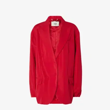 Fendi Single-breasted jacket with peak lapel collar and low | Thumbnail 4