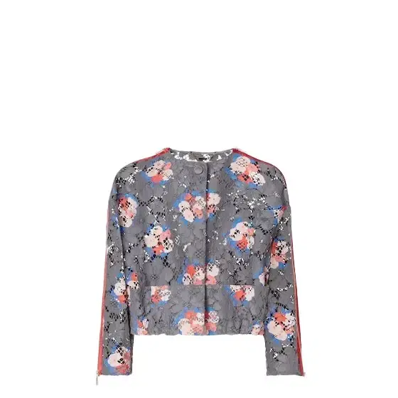 Fendi Short crew-neck jacket with two patch pockets on the front