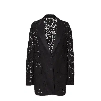 Fendi Single-breasted jacket with peak lapel collar and low | Thumbnail 1