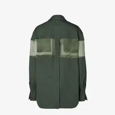 Fendi Safari jacket with shirt collar and long sleeves with wide | Thumbnail 2 Fendi Safari jacket with shirt collar and long sleeves with wide | Thumbnail 2