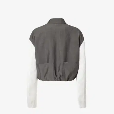 Fendi Cropped single-breasted jacket with shirt collar | Thumbnail 2