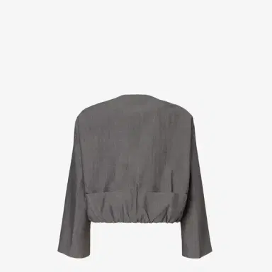 Fendi Short crew-neck jacket with two patch pockets on the front | Thumbnail 2 Fendi Short crew-neck jacket with two patch pockets on the front | Thumbnail 2