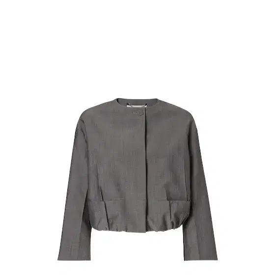 Fendi Short crew-neck jacket with two patch pockets on the front