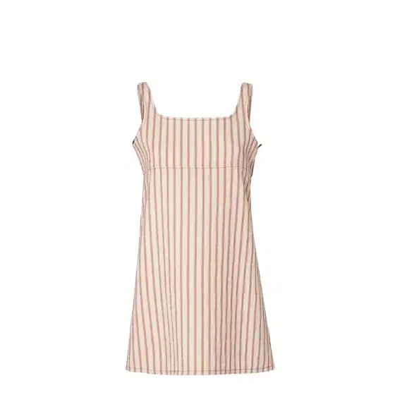 Sleeveless, flared short dress