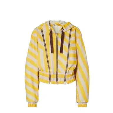 Fendi Short jacket with drawstring hood and front fastening | Thumbnail 1 Fendi Short jacket with drawstring hood and front fastening | Thumbnail 1
