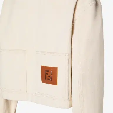 Fendi Cropped jacket with shirt collar and long sleeves | Thumbnail 3 Fendi Cropped jacket with shirt collar and long sleeves | Thumbnail 3