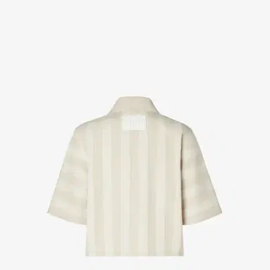 Fendi Cropped jacket with shirt collar and short sleeves | Thumbnail 2 Fendi Cropped jacket with shirt collar and short sleeves | Thumbnail 2