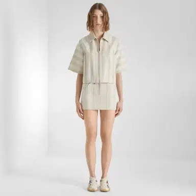Fendi Cropped jacket with shirt collar and short sleeves | Thumbnail 4 Fendi Cropped jacket with shirt collar and short sleeves | Thumbnail 4