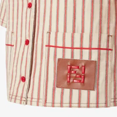Fendi Short, boxy shirt with bowling collar and short sleeves | Thumbnail 3 Fendi Short, boxy shirt with bowling collar and short sleeves | Thumbnail 3