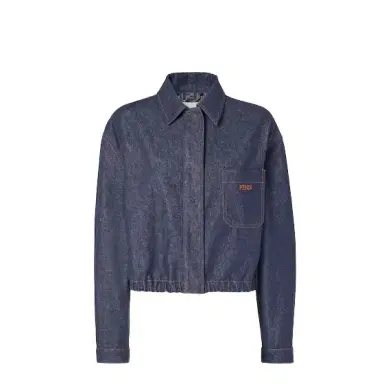 Fendi Cropped jacket with shirt collar and long sleeves | Thumbnail 1