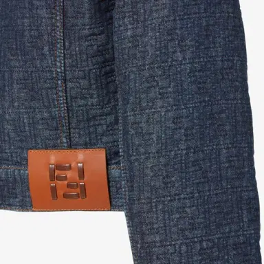 Fendi Short jacket with shirt collar and long sleeves | Thumbnail 3
