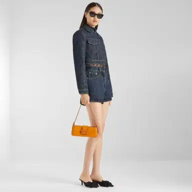 Fendi Short jacket with shirt collar and long sleeves | Thumbnail 5