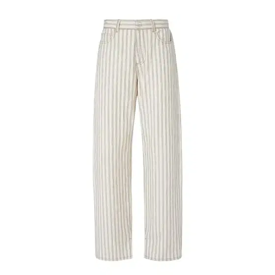 Fendi High-waisted five-pocket trousers with a wide, straight leg