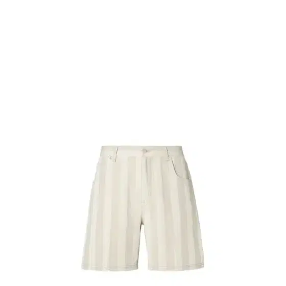 Straight-cut relaxed fit five-pocket shorts