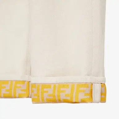 Fendi High-waisted five-pocket trousers with a wide, straight leg | Thumbnail 3 Fendi High-waisted five-pocket trousers with a wide, straight leg | Thumbnail 3
