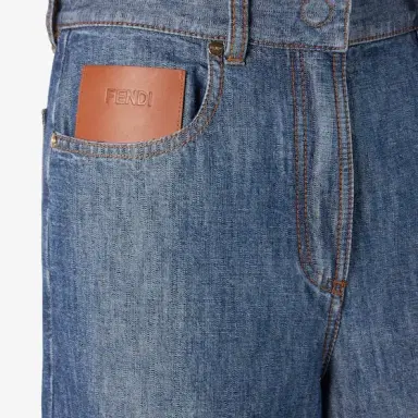 Fendi Wide-leg five-pocket trousers | Thumbnail 3 Fendi Wide-leg five-pocket trousers | Thumbnail 3