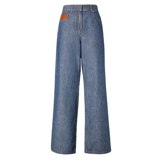 Fendi Wide-leg five-pocket trousers