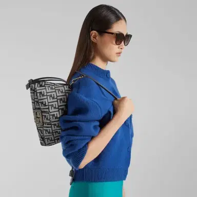 Fendi Round Forever sunglasses made of Havana acetate | Thumbnail 4