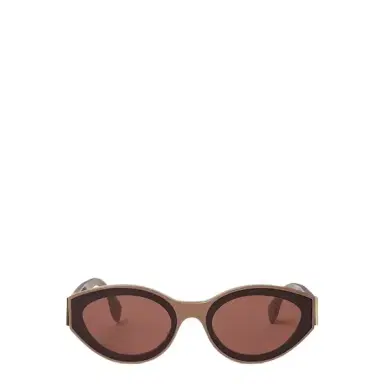 Fendi Oval First glasses in taupe acetate | Thumbnail 1 Fendi Oval First glasses in taupe acetate | Thumbnail 1