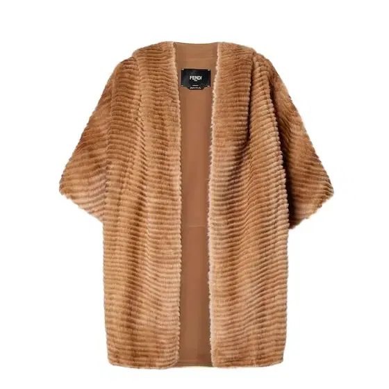 Fendi Hooded poncho that folds away for easy storage or travel
