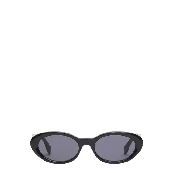 Oval FF Diamonds glasses in black acetate