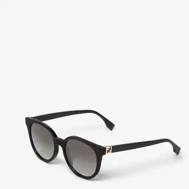 Fendi Round Forever sunglasses made of black acetate | Thumbnail 2 Fendi Round Forever sunglasses made of black acetate | Thumbnail 2