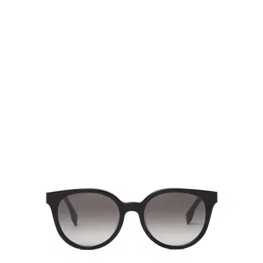 Fendi Round Forever sunglasses made of black acetate | Thumbnail 1 Fendi Round Forever sunglasses made of black acetate | Thumbnail 1