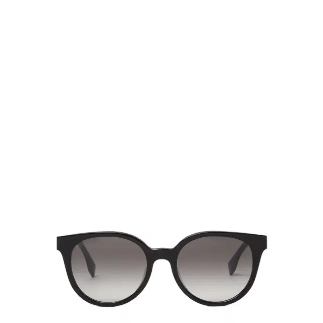 Round Forever sunglasses made of black acetate