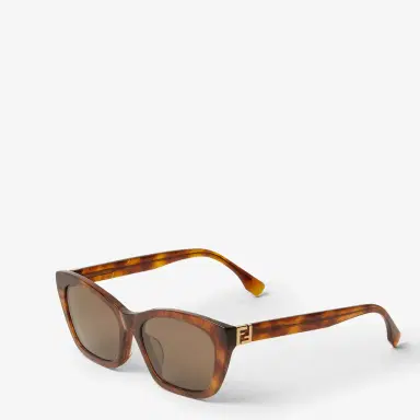 Fendi Square Forever sunglasses made of Havana acetate | Thumbnail 2