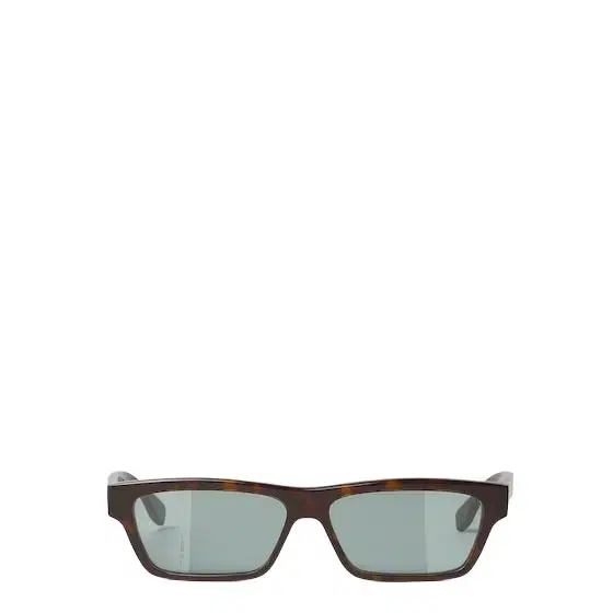 Low rectangular Squared FF glasses in Havana acetate
