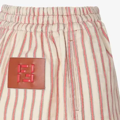 Fendi Shorts with elasticated waist and welt pockets on the sides | Thumbnail 3 Fendi Shorts with elasticated waist and welt pockets on the sides | Thumbnail 3