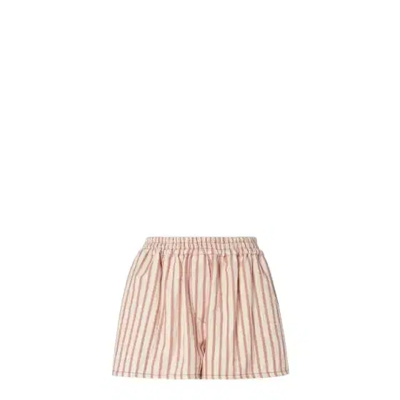 Shorts with elasticated waist and welt pockets on the sides Shorts with elasticated waist and welt pockets on the sides