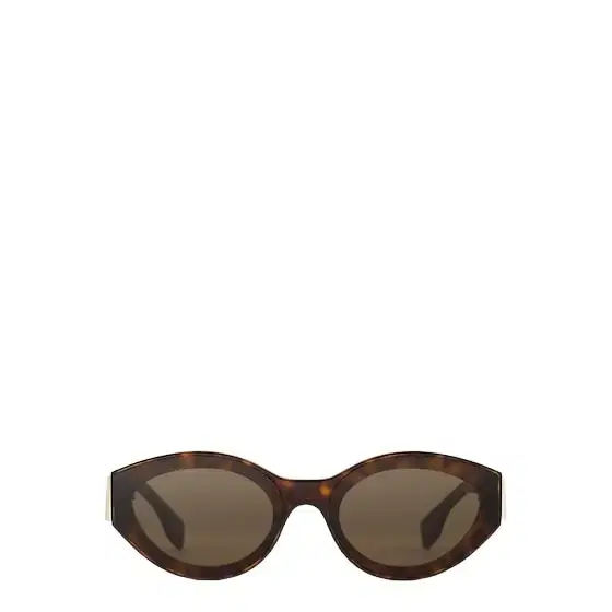 First oval glasses in Havana acetate