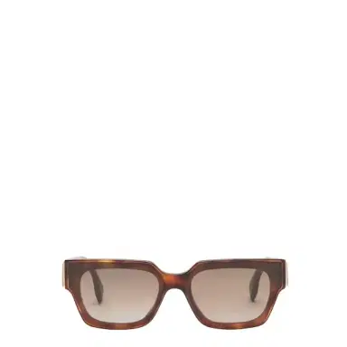 Fendi Rectangular First eyeglasses in Havana acetate | Thumbnail 1