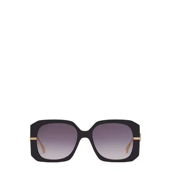 Oversized square Fendigraphy sunglasses in black acetate