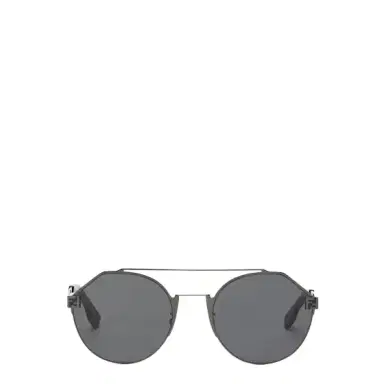 Fendi Round, ultra-light sunglasses made of metal with a dark | Thumbnail 1 Fendi Round, ultra-light sunglasses made of metal with a dark | Thumbnail 1