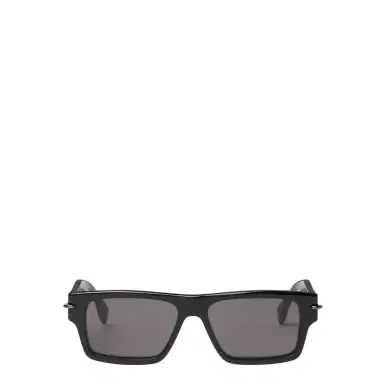 Fendi Rectangular Selleria glasses in black acetate | Thumbnail 1