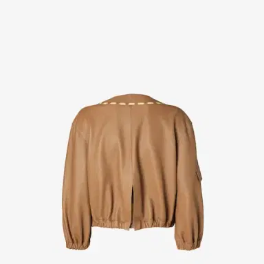 Fendi Bomber jacket-inspired blouson with deep V-neck | Thumbnail 2