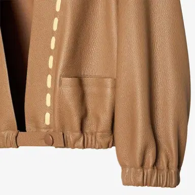 Fendi Bomber jacket-inspired blouson with deep V-neck | Thumbnail 4