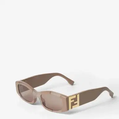 Fendi Oval Forever glasses in acetate with iconic Pequin | Thumbnail 2 Fendi Oval Forever glasses in acetate with iconic Pequin | Thumbnail 2