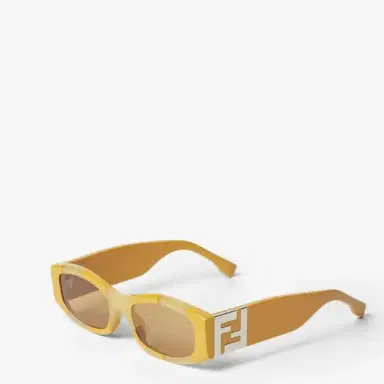 Fendi Oval Forever glasses in acetate with iconic Pequin | Thumbnail 2 Fendi Oval Forever glasses in acetate with iconic Pequin | Thumbnail 2