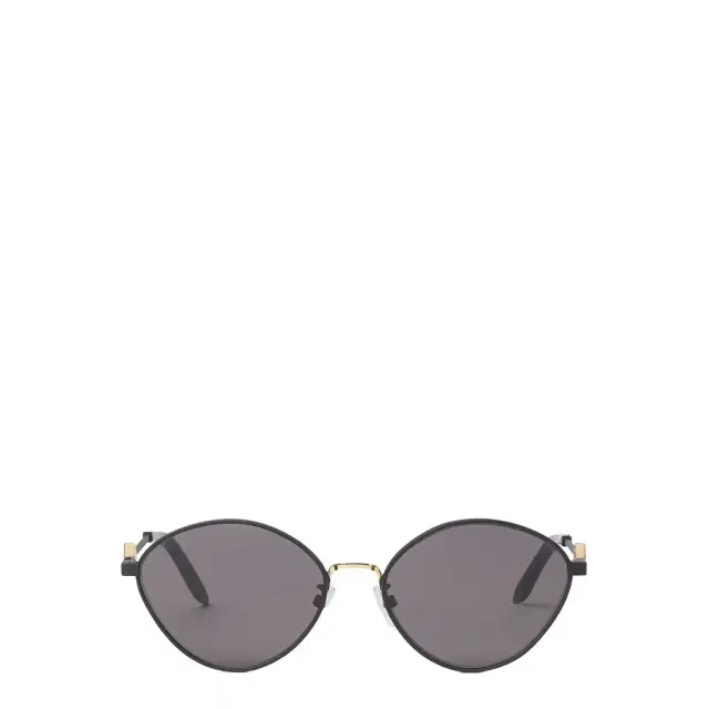 Fendi Geometric oval FF Diamonds glasses made of metal with
