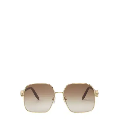 Fendi Oversize square FF Diamonds glasses made of metal with | Thumbnail 1