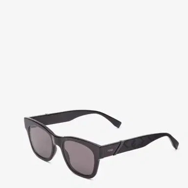 Fendi Square Diagonal eyeglasses in black acetate | Thumbnail 2