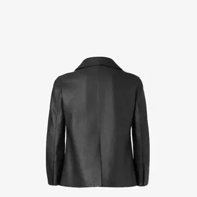 Fendi Short double-breasted jacket with lapel collar and 3/4 | Thumbnail 2