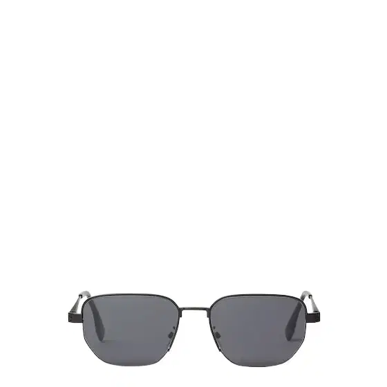 Rectangular, semi-rimless Sky glasses made of metal