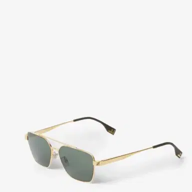 Fendi Ultra-lightweight, square pilot sunglasses made of metal | Thumbnail 2 Fendi Ultra-lightweight, square pilot sunglasses made of metal | Thumbnail 2