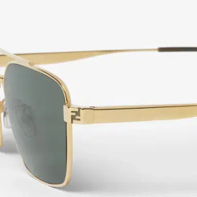 Fendi Ultra-lightweight, square pilot sunglasses made of metal | Thumbnail 3 Fendi Ultra-lightweight, square pilot sunglasses made of metal | Thumbnail 3