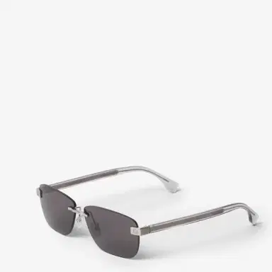 Fendi Rectangular rimless sunglasses, distinguished by hinges | Thumbnail 2
