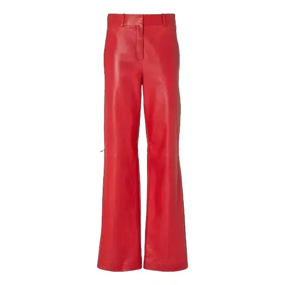 High-waisted trousers with a straight leg